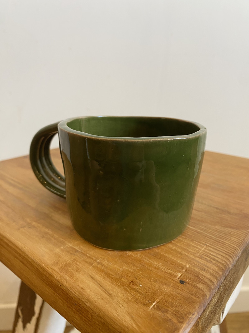 Tasse anse verte