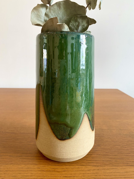 Vase vert Volcan