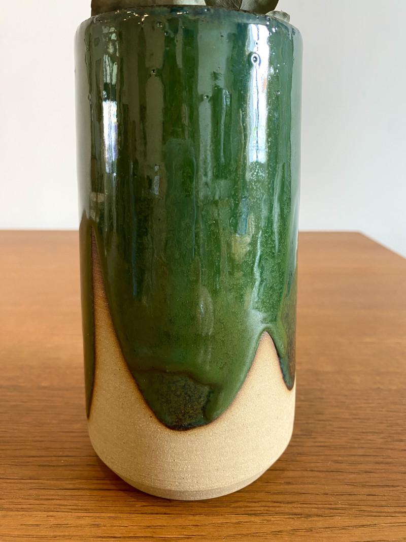 Vase vert Volcan