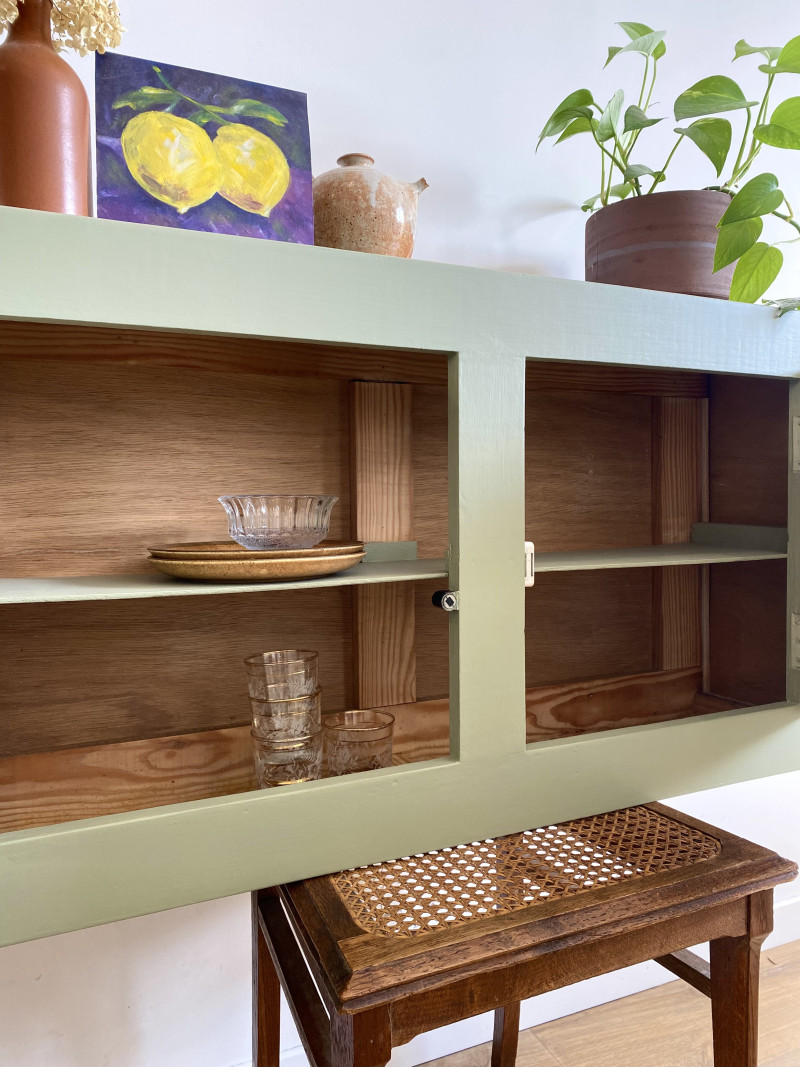 meuble de rangement haut vintage